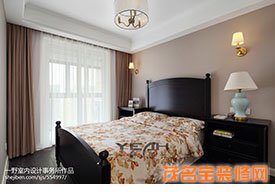 95平米三居臥室美式裝修效